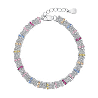 [Amore Jewels]Unique Colorful Flower Shape Daily Bracelet
