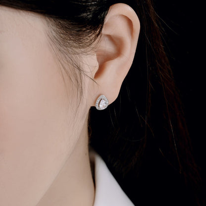 [Amore Jewels]Luxurious Water Drop Shape Earrings