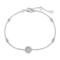 [Amore Jewels]Dazzling Round Cut Shape Bracelet
