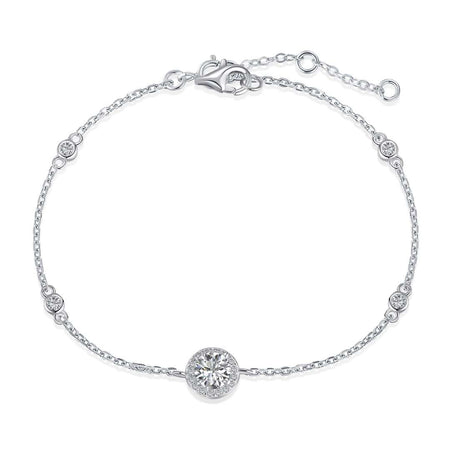 [Amore Jewels]Dazzling Round Cut Shape Bracelet