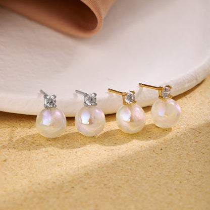 [Amore Jewels]Symphony Mermaid Pearl Earrings
