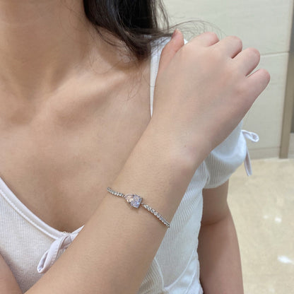 [Amore Jewels]Dazzling Unique Multi Shape Lover Bracelet