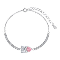 [Amore Jewels]Dazzling Unique Multi Shape Lover Bracelet