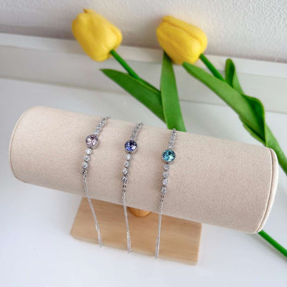 [Amore Jewels]Luxurious Heart Of The Ocean Bracelet