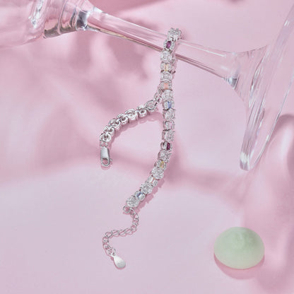 [Amore Jewels]Dazzling Radiant Multi Cut Daily Bracelet