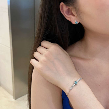[Amore Jewels]Luxurious Heart Of The Ocean Bracelet