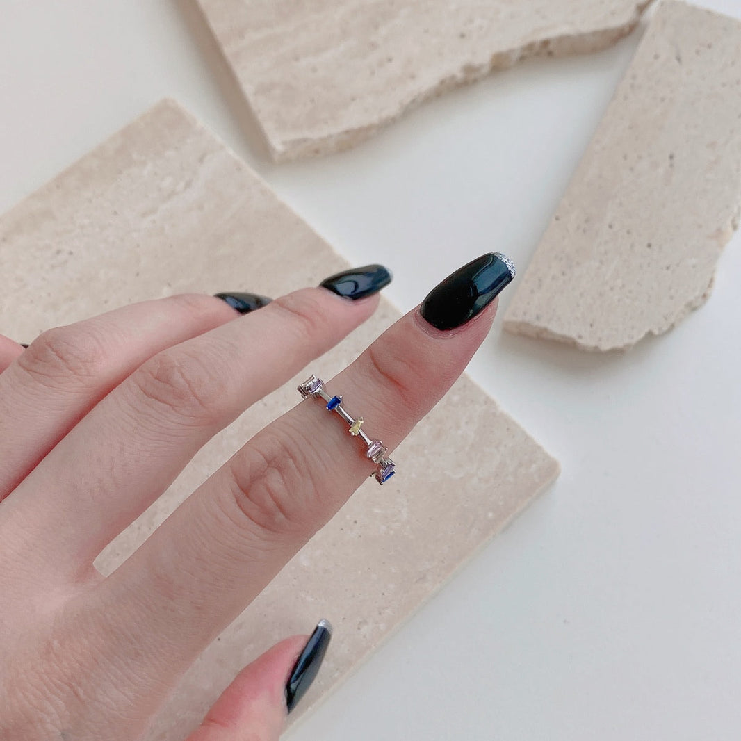 [Amore Jewels]Unique Trapezoid Cut Daily Ring