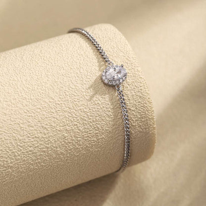 [Amore Jewels]Exquisite Oval Shape Bracelet
