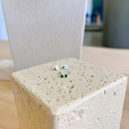 [Amore Jewels]Delicate Solitaire Earrings
