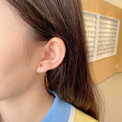 [Amore Jewels]Delicate Solitaire Earrings