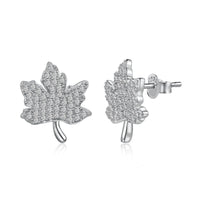 [Amore Jewels]Exquisite Maple Leaf Design Earrings