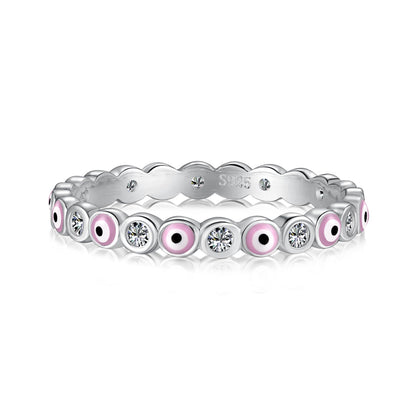 [Amore Jewels]Sparkling Vibrant Round Shape Daily Ring