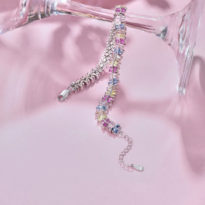 [Amore Jewels]Sparkling Exquisite Multi Cut Party Bracelet