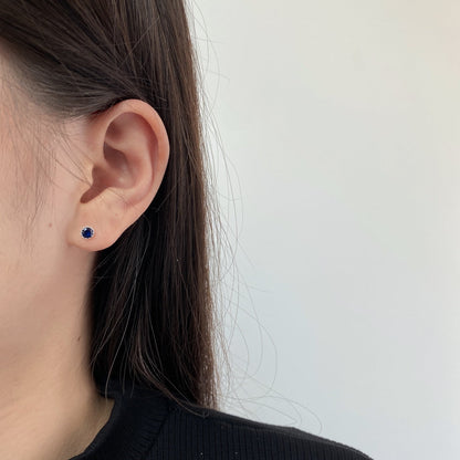 [Amore Jewels]Sparkling Colorful Round Shape Earrings