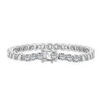 [Amore Jewels]Ornate Sparkling Round Cut Wedding Bracelet