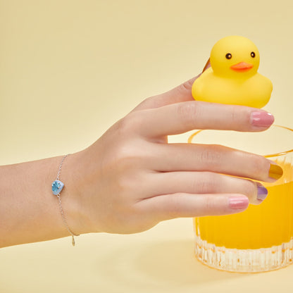 [Amore Jewels]Sparkling Romantic Heart Shape Lover Bracelet