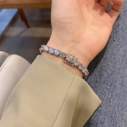 [Amore Jewels]0.75 Carat Dazzling Round Cut Wedding Bracelet