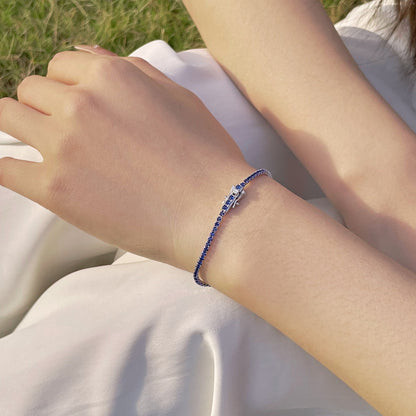 [Amore Jewels]Radiant Colorful Round Cut Party Bracelet
