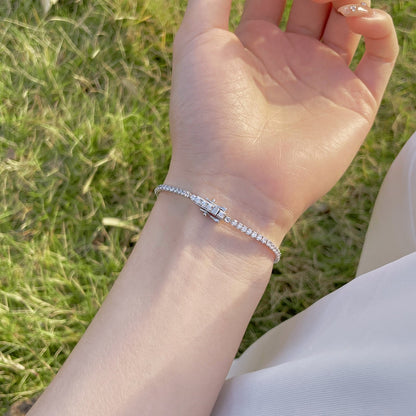 [Amore Jewels]Radiant Colorful Round Cut Party Bracelet