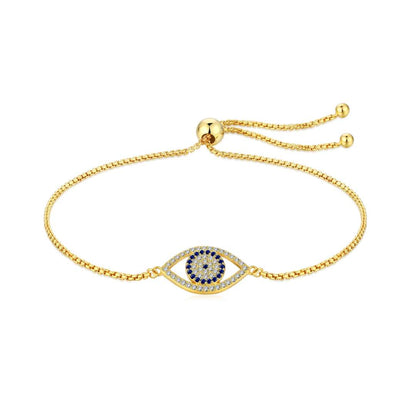[Amore Jewels]Dazzling Eye Shape Necklace
