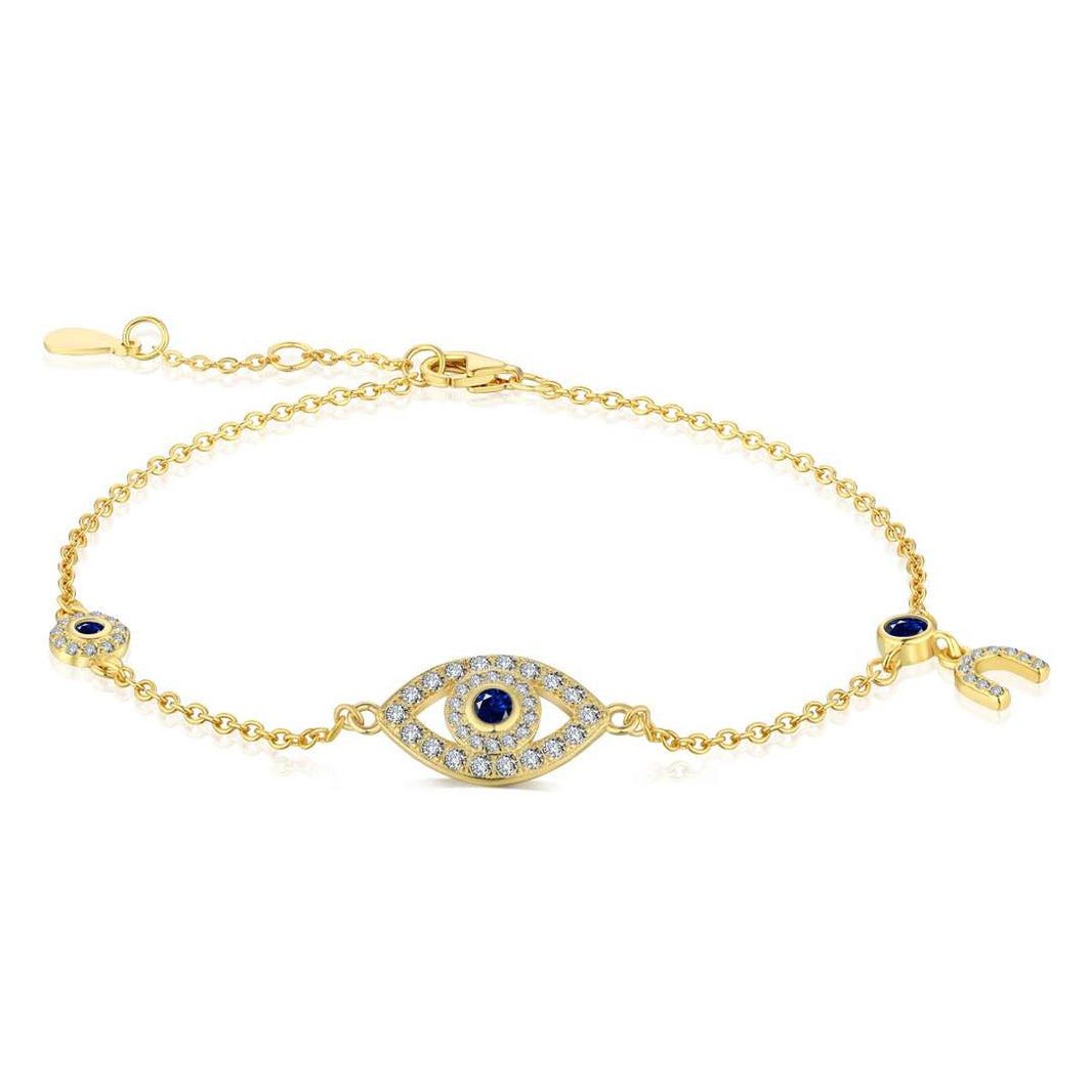 [Amore Jewels]Dainty Eye Shape Necklace