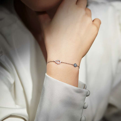 [Amore Jewels]Gost Shape & Round Shape Necklace