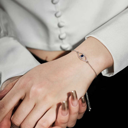 [Amore Jewels]Devil's Eye Hollow Design Bracelet