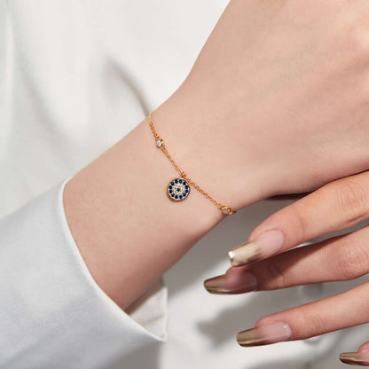 [Amore Jewels]Devil's Eye Round Shape Bracelet
