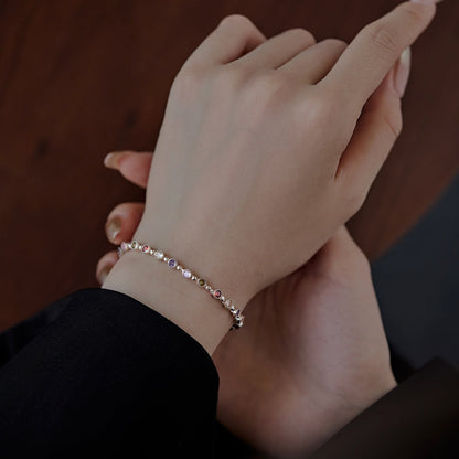 [Amore Jewels]Sparkling Exquisite Round Cut Party Bracelet