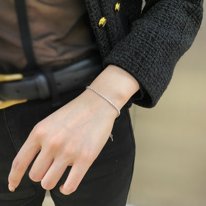 [Amore Jewels]Elegant Emerald Cut Daily Bracelet