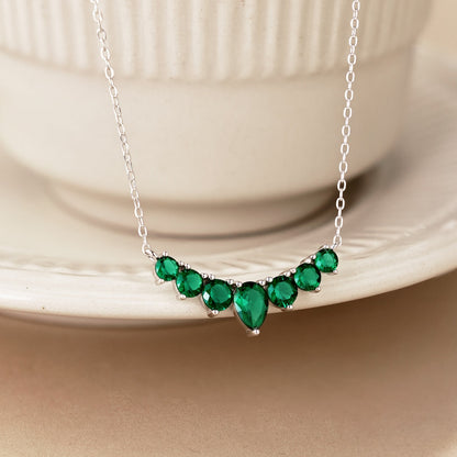[Amore Jewels]Dainty Colorful Heart Necklace