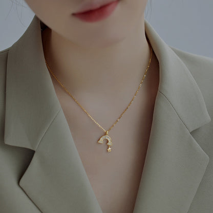[Amore Jewels]Unique Rainbow Star Necklace