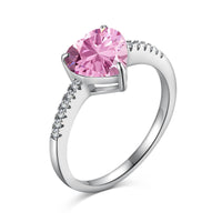 [Amore Jewels]2.0 Carat Dazzling Lustrous Heart Cut Lover Ring