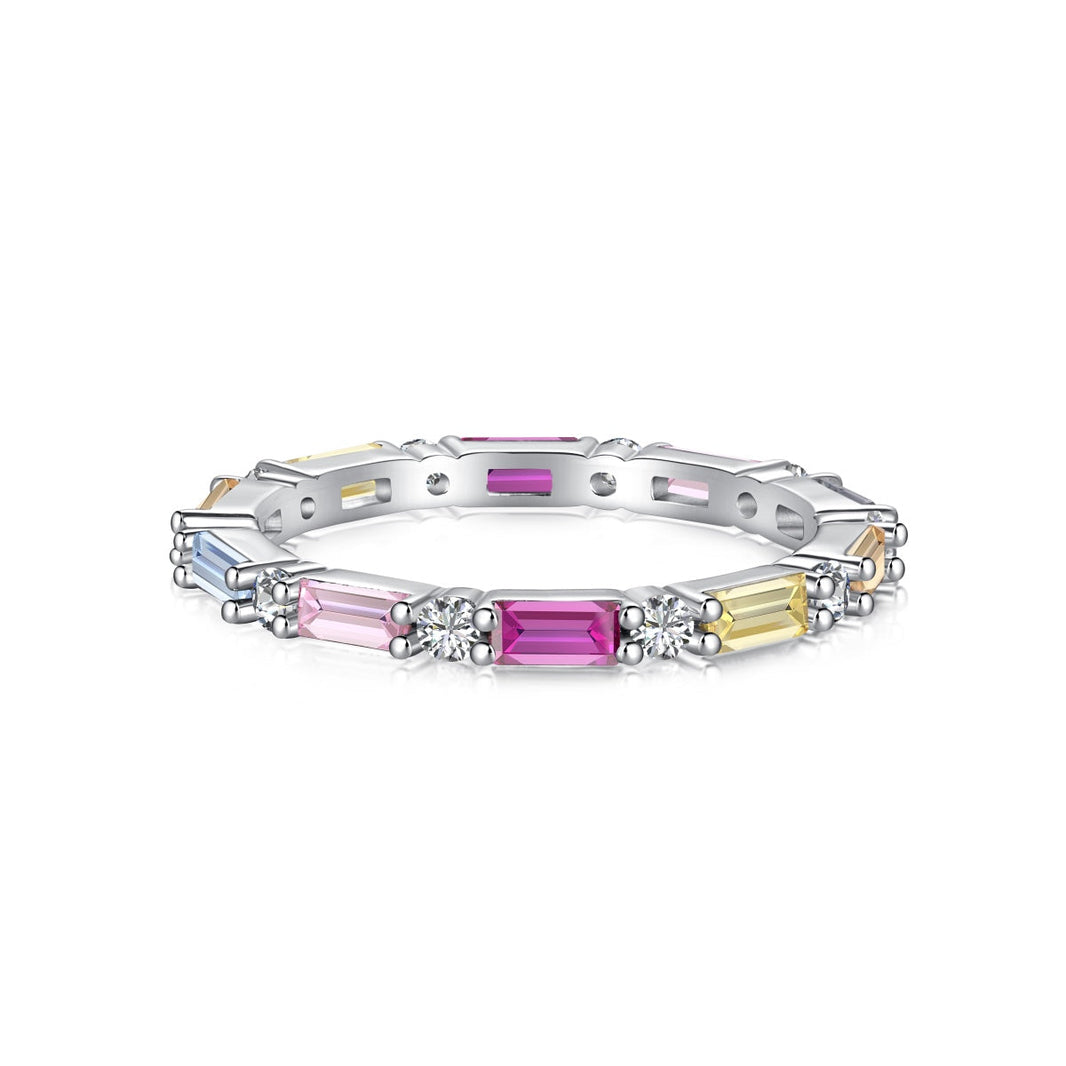 [Amore Jewels]Lively In Shades Elegant Radiant Cut Daily Ring