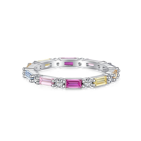 [Amore Jewels]Lively In Shades Elegant Radiant Cut Daily Ring