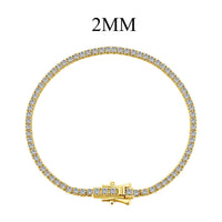 [Amore Jewels]Radiant Colorful Round Cut Party Bracelet