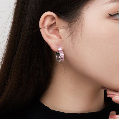 [Amore Jewels]Radiant Heart Cutout Earrings