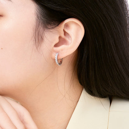 [Amore Jewels]Radiant Colorful Round Cut Earrings