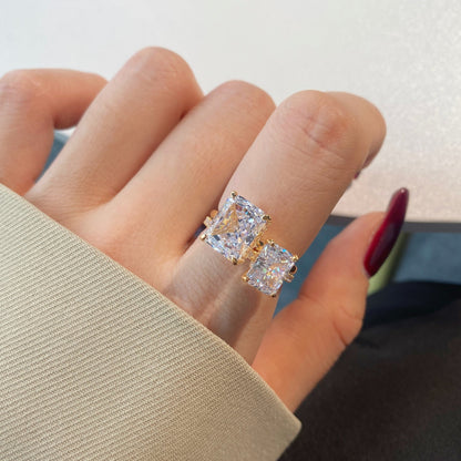 [Amore Jewels]4.0 Carat Ornate Enchanting Radiand Cut Banquet Ring