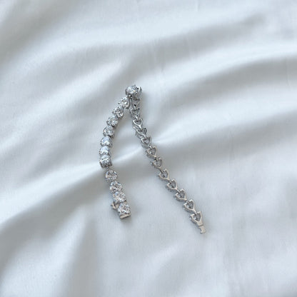 [Amore Jewels]0.75 Carat Elegant Romantic Heart Shape Lover Bracelet