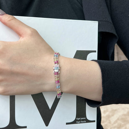 [Amore Jewels]Sparkling Exquisite Multi Cut Party Bracelet