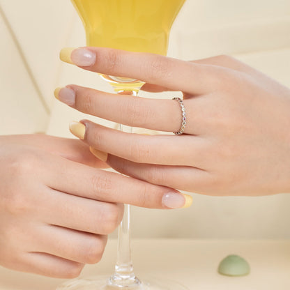 [Amore Jewels]Radiant Sparkling Round Cut Daily Ring
