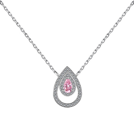 [Amore Jewels]Sparkling Pear Cut Necklace