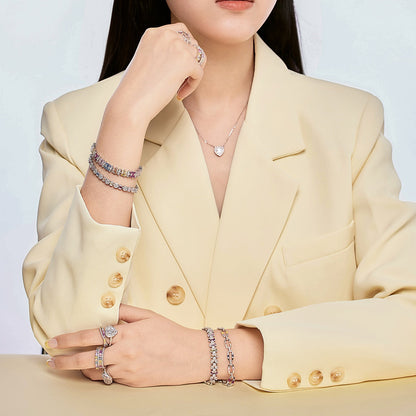 [Amore Jewels]Dazzling Colorful Daily Bracelet