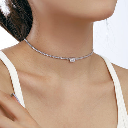[Amore Jewels]2.0 carat Ornate Emerald Cut Necklace