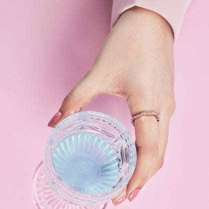 [Amore Jewels]Dainty Colorful Round Cut Party Ring