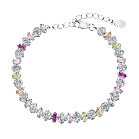 [Amore Jewels]Radiant Colorful Round Shape Daily Bracelet