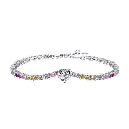 [Amore Jewels]Delicate Romantic Heart Shape Lover Bracelet