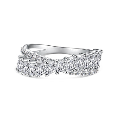 [Amore Jewels]Unique Colorful Marquise Cut Daily Ring