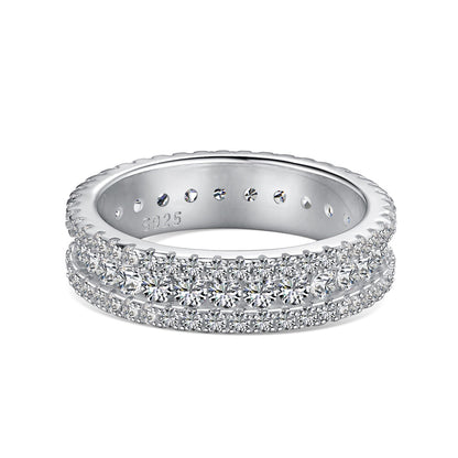 [Amore Jewels]Delicate Colorful Round Cut Daily Ring